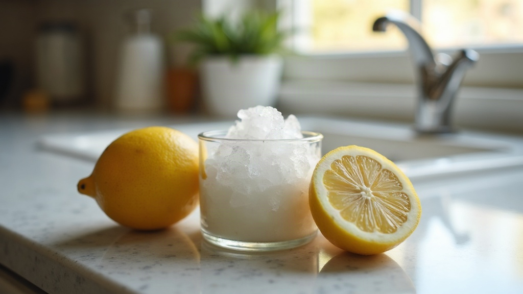 How to Clean and Deodorize a Garbage Disposal with Ice, Salt & Lemon